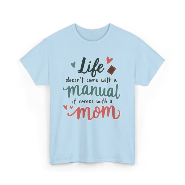 Mom Life Unisex Heavy Cotton Tee, Funny Gift for Mothers, Mom Humor Shirt, Perfect for Mother's Day, Family Gatherings